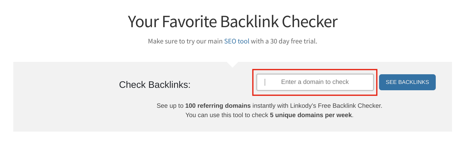 Backlink Checker by Linkody - Check Backlinks like a PRO